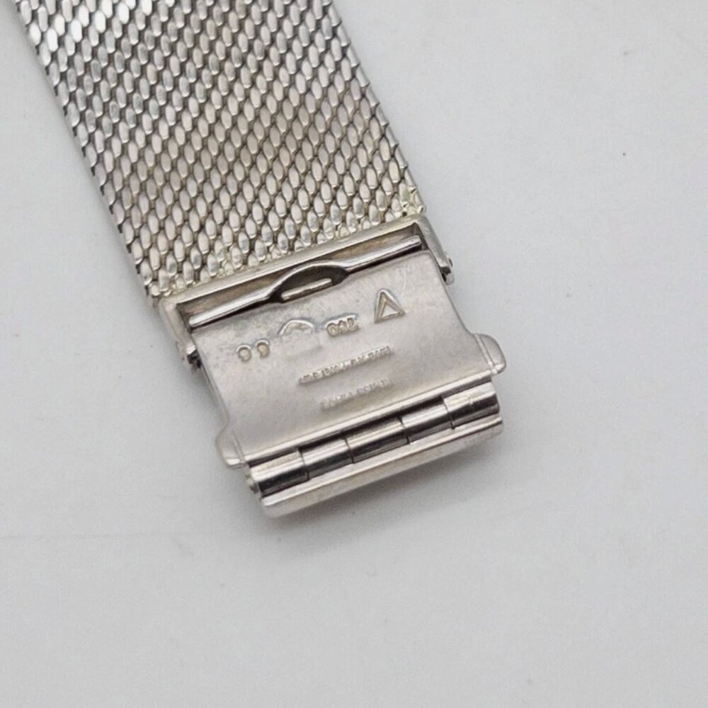 MINT VINTAGE AUDEMARS PIQUET FACTORY DIAMOND LADIES WATCH 18K WHITE GOLD - Picture 7 of 8